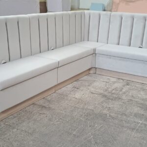 Bespoke 3 meters fluted back seating